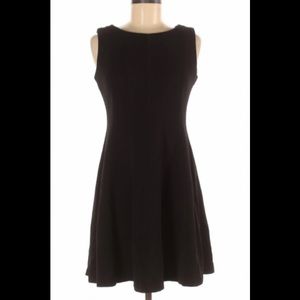 Cute black dress with gold zipper